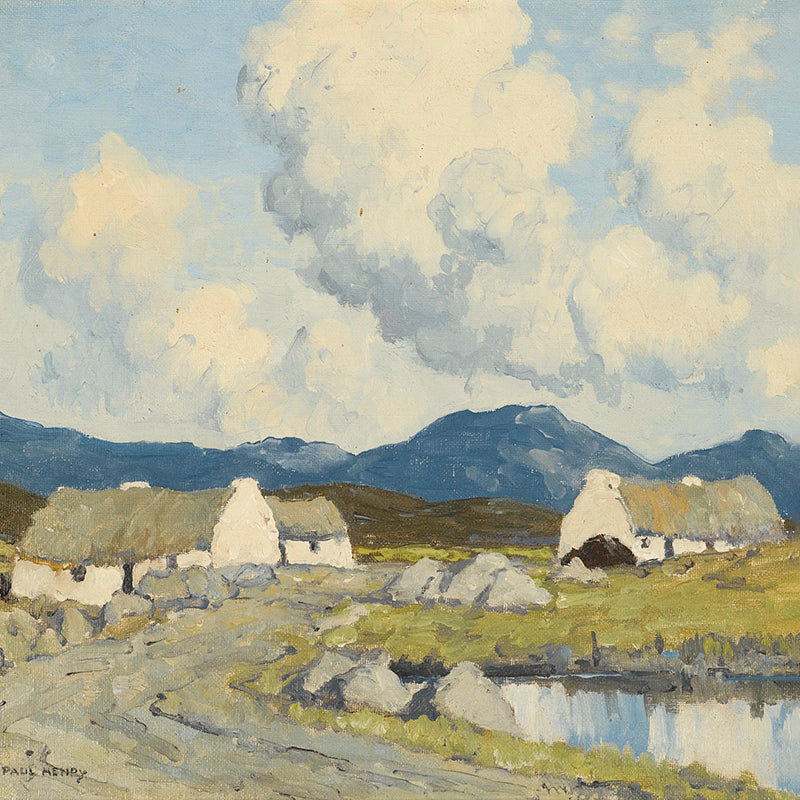 Cottages by Water by Paul Henry