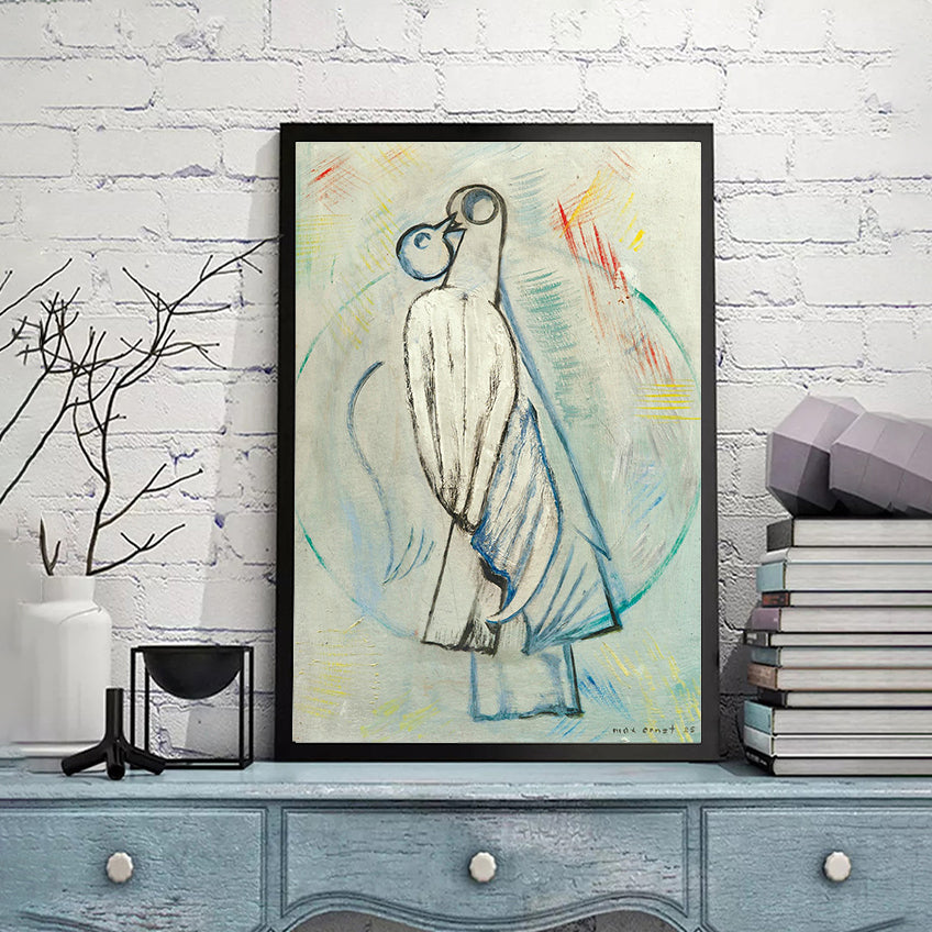 Couple Oiseaux  by Max Ernst
