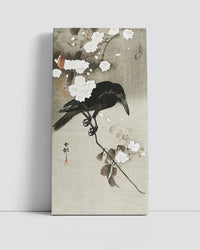 Crow with cherry blossom by Ohara Koson