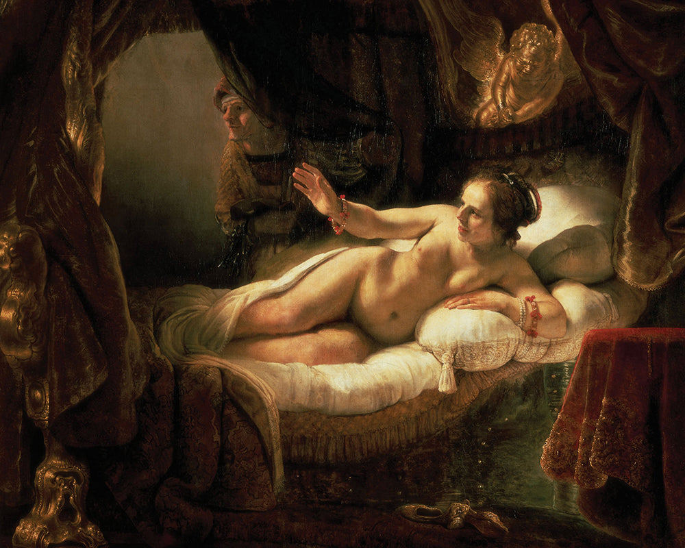 Danae by Rembrandt Harmenszoon van Rijn