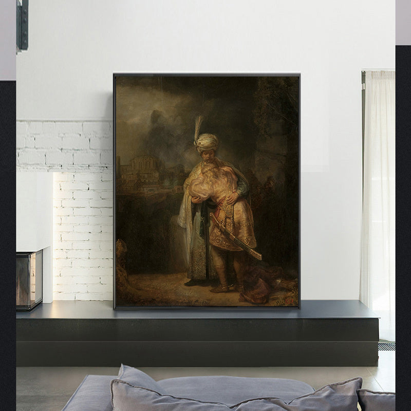 David and Jonathan by Rembrandt Harmenszoon van Rijn