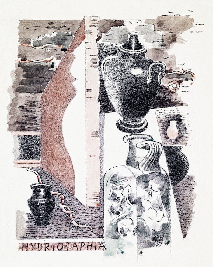 Design for Urne Buriall–Water Hath Proved the Smartest Grave by Paul Nash