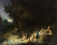 Diana and Her Nymphs Bathing, with Actaeon and Callisto by Rembrandt Harmenszoon van Rijn