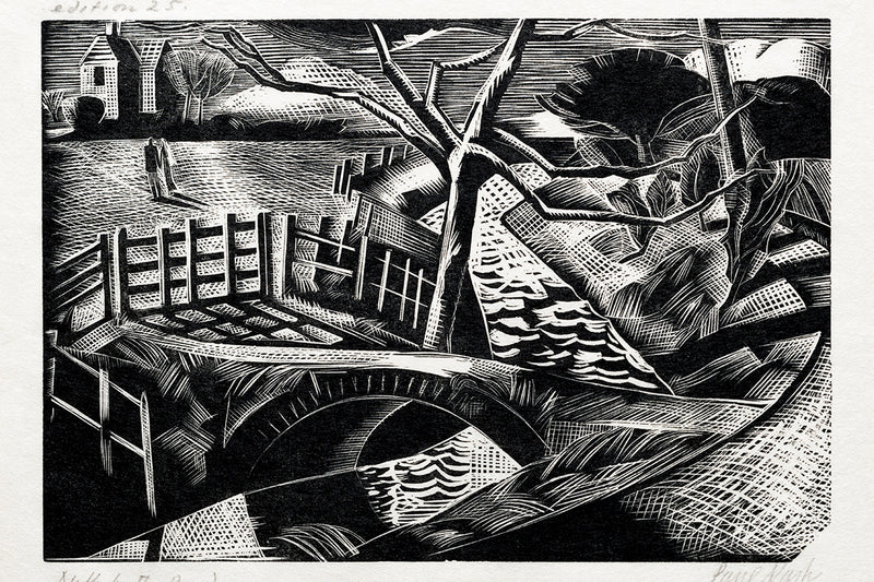 Dyke by the Road by Paul Nash