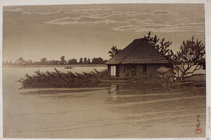 FOUR WOODBLOCK PRINTS by Kawase Hasui