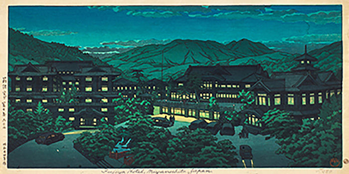 FUJIYA HOTEL, MIYANOSHITA by Kawase Hasui