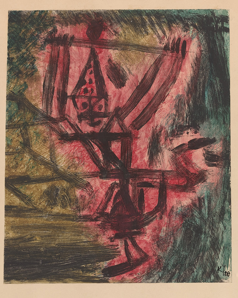 Feuer Clown I  by Paul Klee