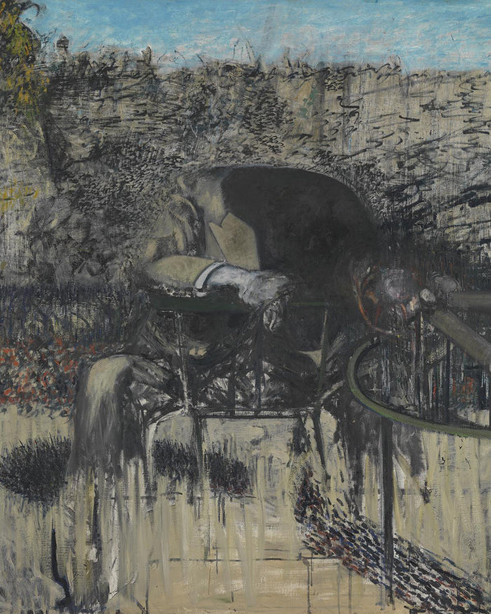 Figure in a Landscape by Francis Bacon