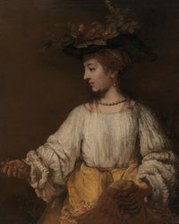 Flora by Rembrandt Harmenszoon van Rijn