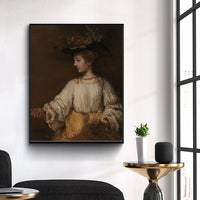 Flora by Rembrandt Harmenszoon van Rijn