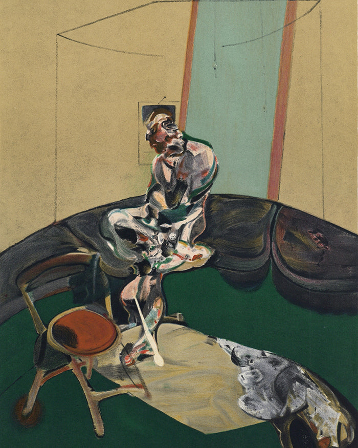 lithograph George Dyer Fixing the Cord of a Curtain by Francis Bacon