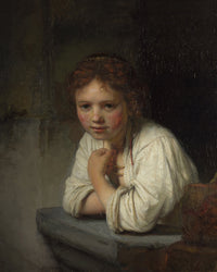 Girl At A Window by Rembrandt Harmenszoon van Rijn