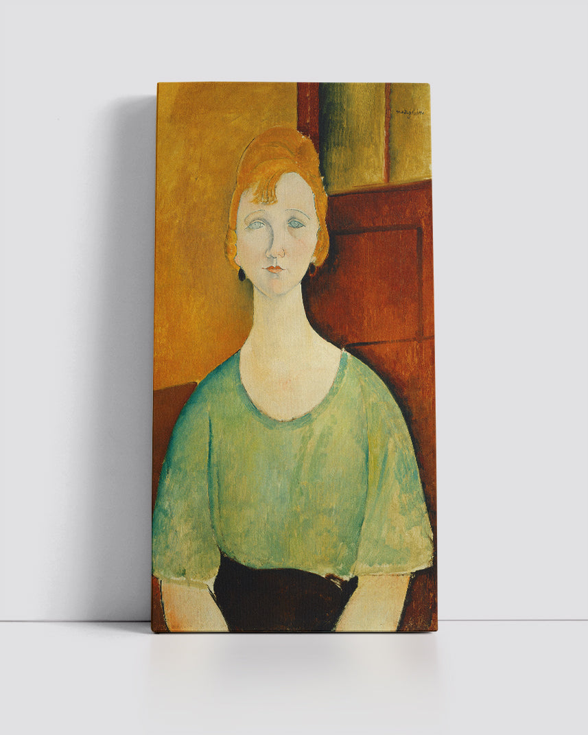 Girl in a Green Blouse by Amedeo Modigliani