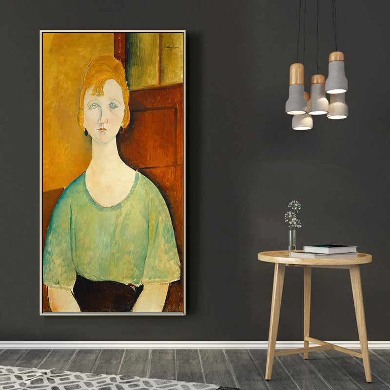 Girl in a Green Blouse by Amedeo Modigliani