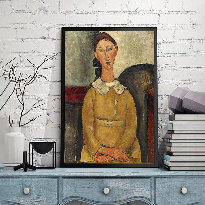 Girl in a Yellow Dress by Amedeo Modigliani