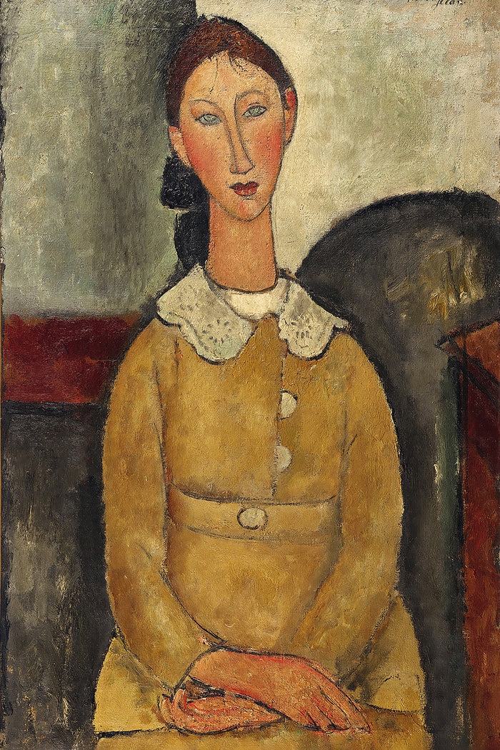 Girl in a Yellow Dress by Amedeo Modigliani