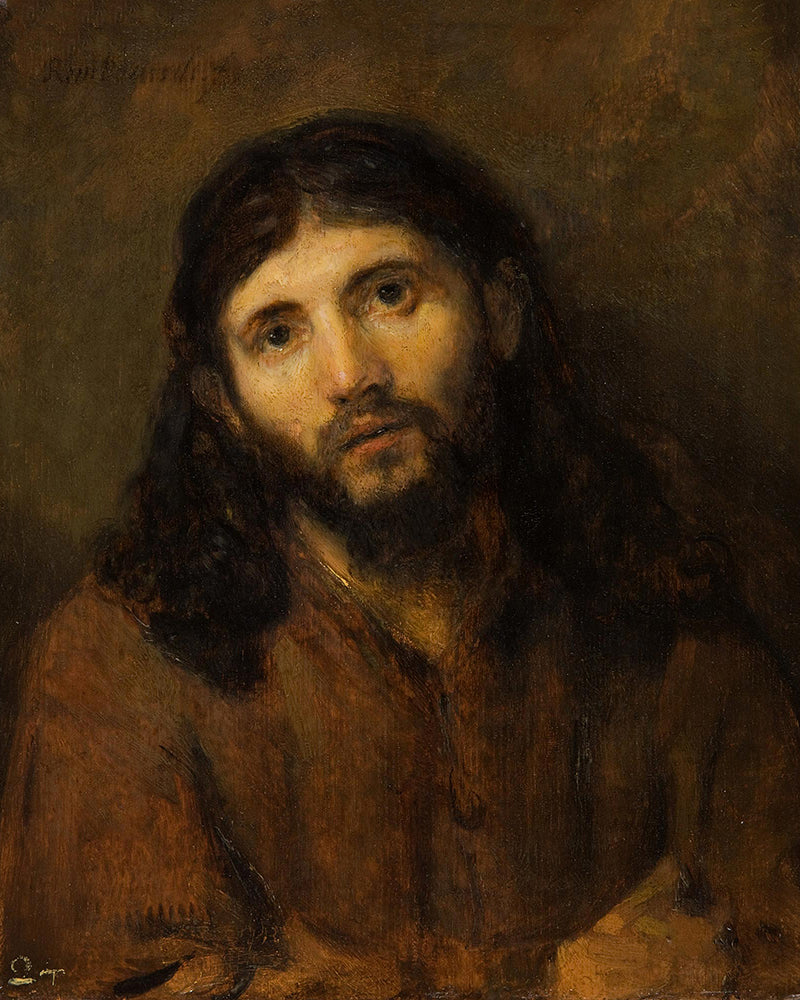 Head Of Christ by Rembrandt Harmenszoon van Rijn