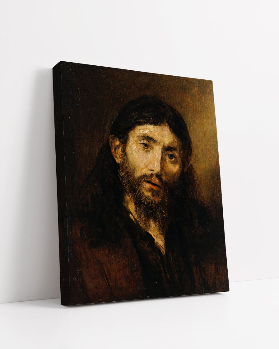 Head Of Christ  by Rembrandt Harmenszoon van Rijn