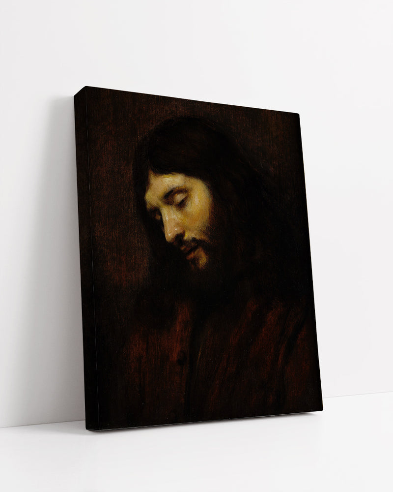 Head Of Christ  by Rembrandt Harmenszoon van Rijn