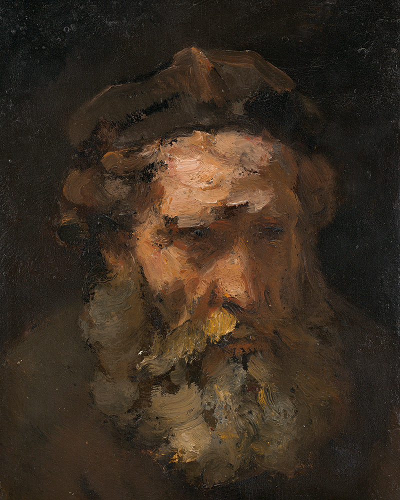 Head of Saint Matthew by Rembrandt Harmenszoon van Rijn
