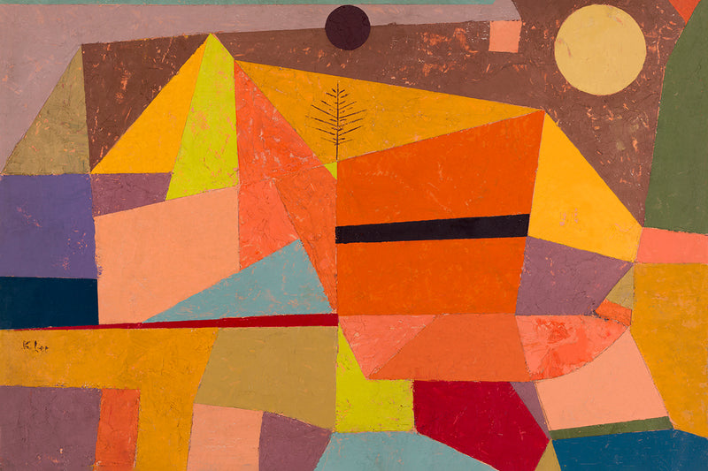 Heitere Gebirgslandschaft  by Paul Klee