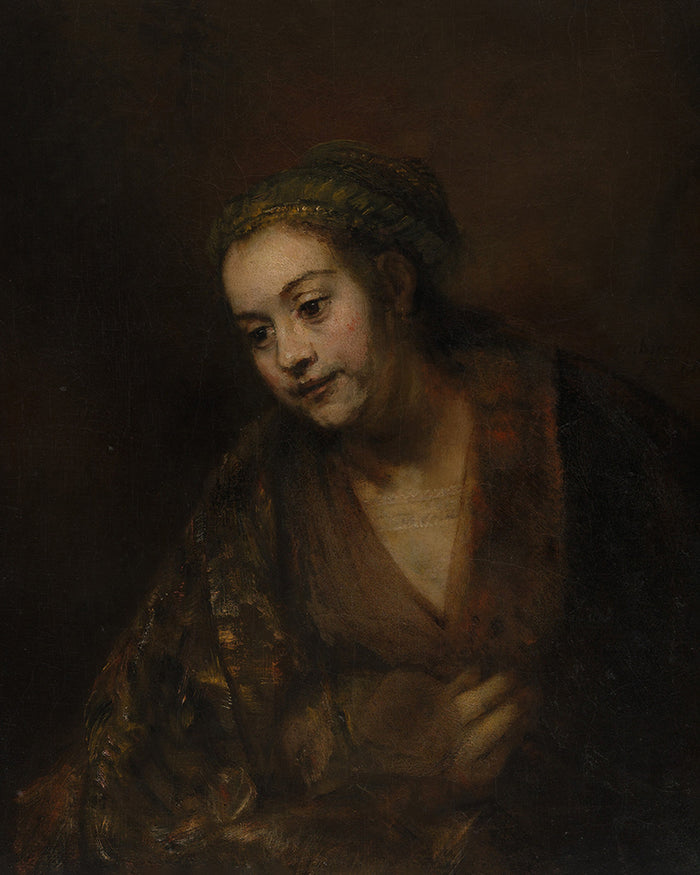 Hendrickje Stoffels  by Rembrandt Harmenszoon van Rijn