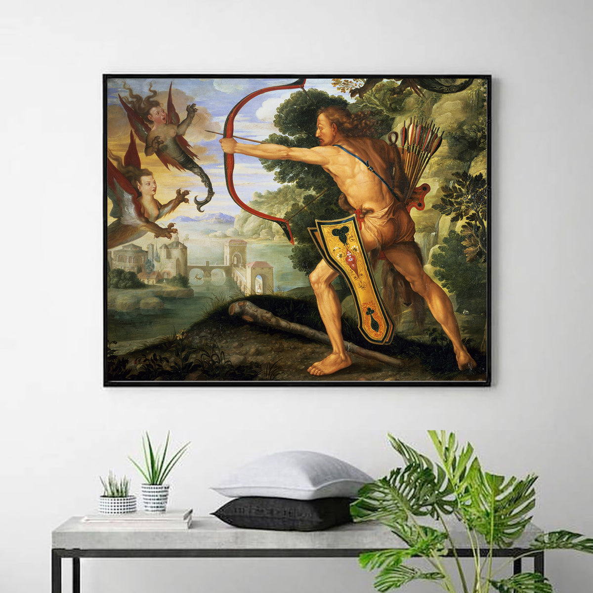 Hercules and the Stymphalian Birds by Albrecht Durer