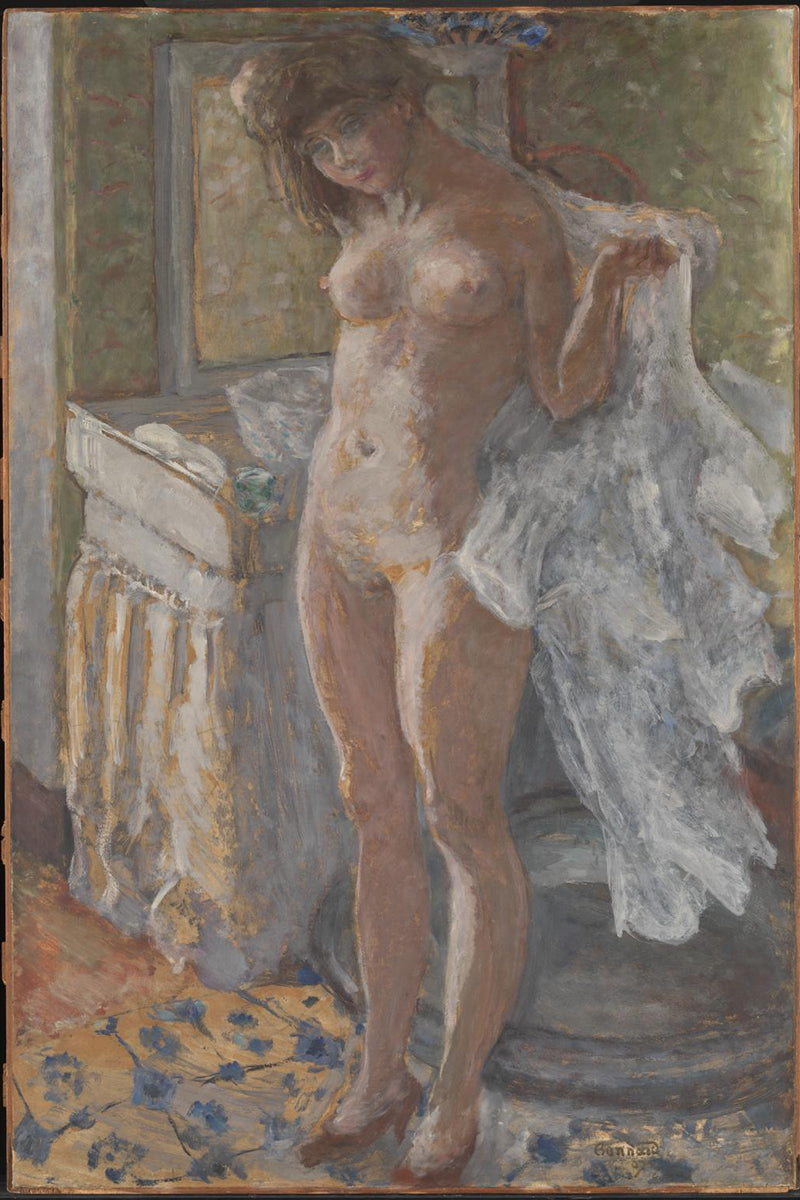 In the Bathroom by Pierre Bonnard