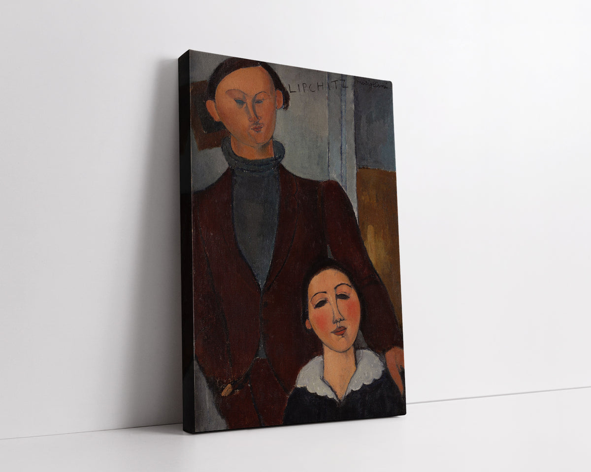 Jacques and Berthe Lipchitz by Amedeo Modigliani