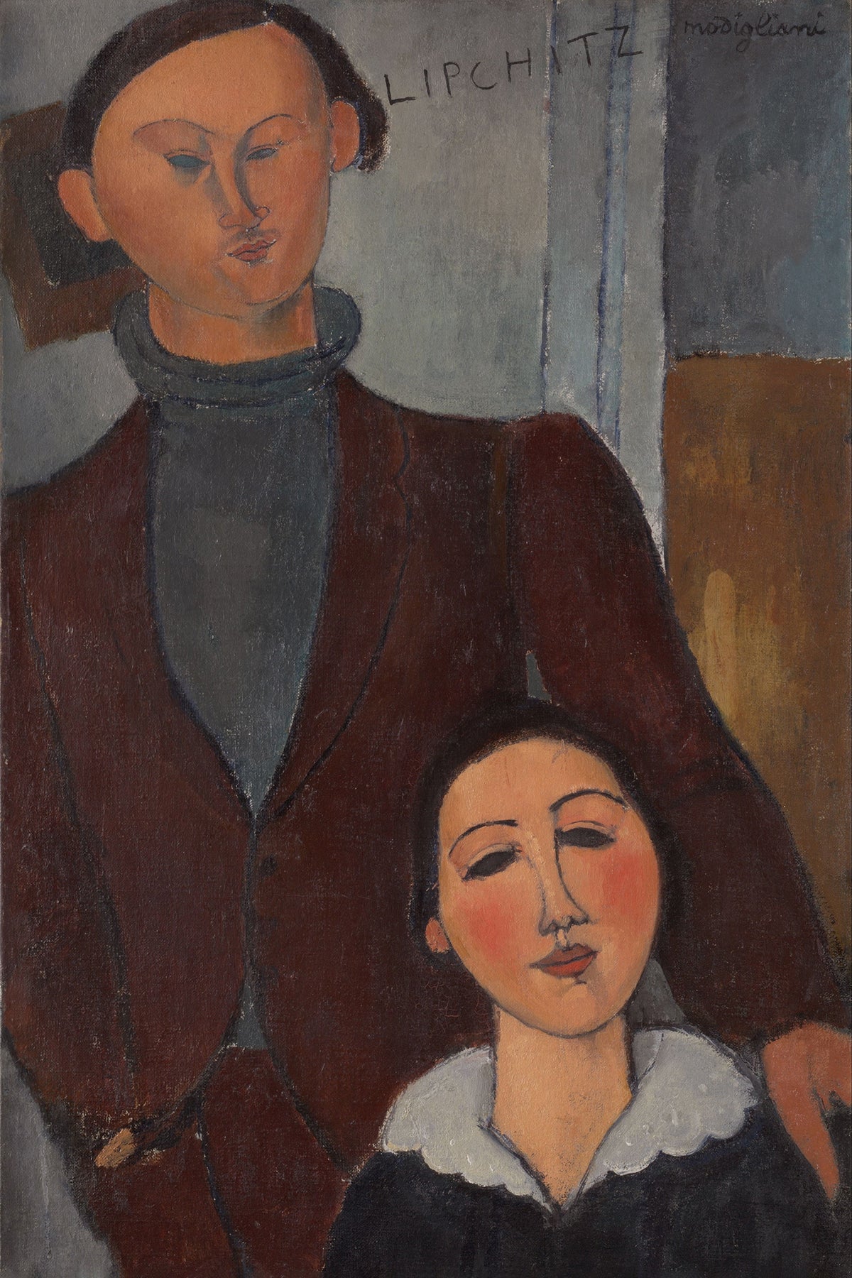 Jacques and Berthe Lipchitz by Amedeo Modigliani