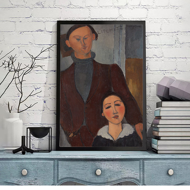 Jacques and Berthe Lipchitz by Amedeo Modigliani