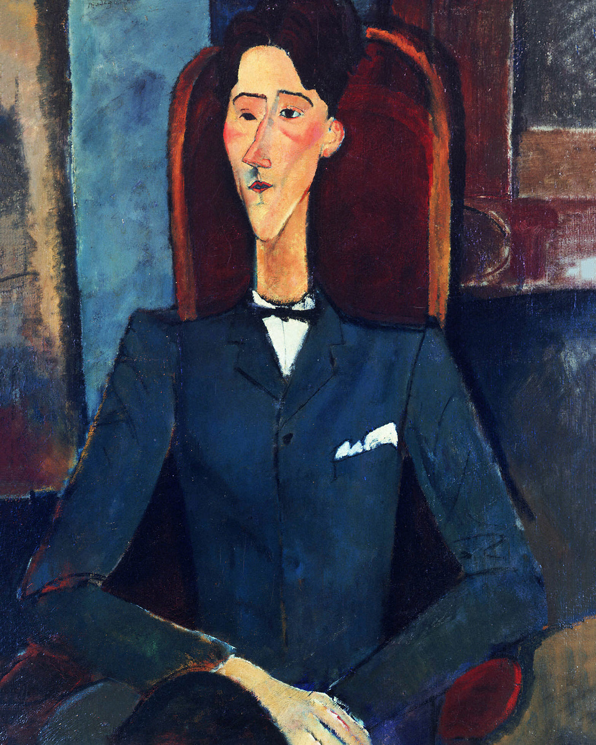 Jean Cocteau  by Amedeo Modigliani
