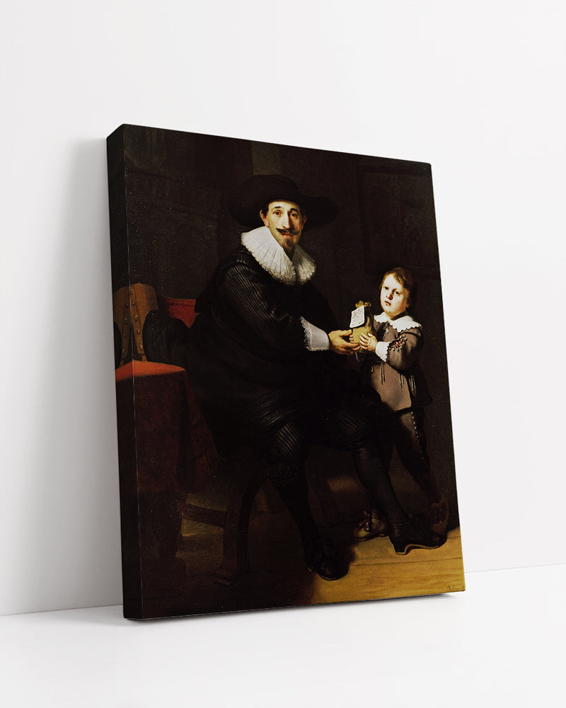 Jean Pellicorne with his son Caspar by Rembrandt Harmenszoon van Rijn