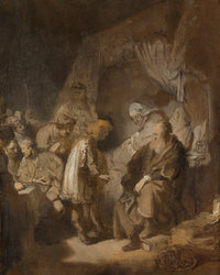 Joseph Relating His Dreams to His Parents and Brothers by Rembrandt Harmenszoon van Rijn