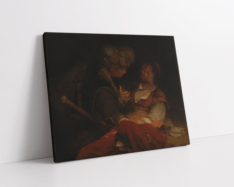 Judah and Tamar by Rembrandt Harmenszoon van Rijn