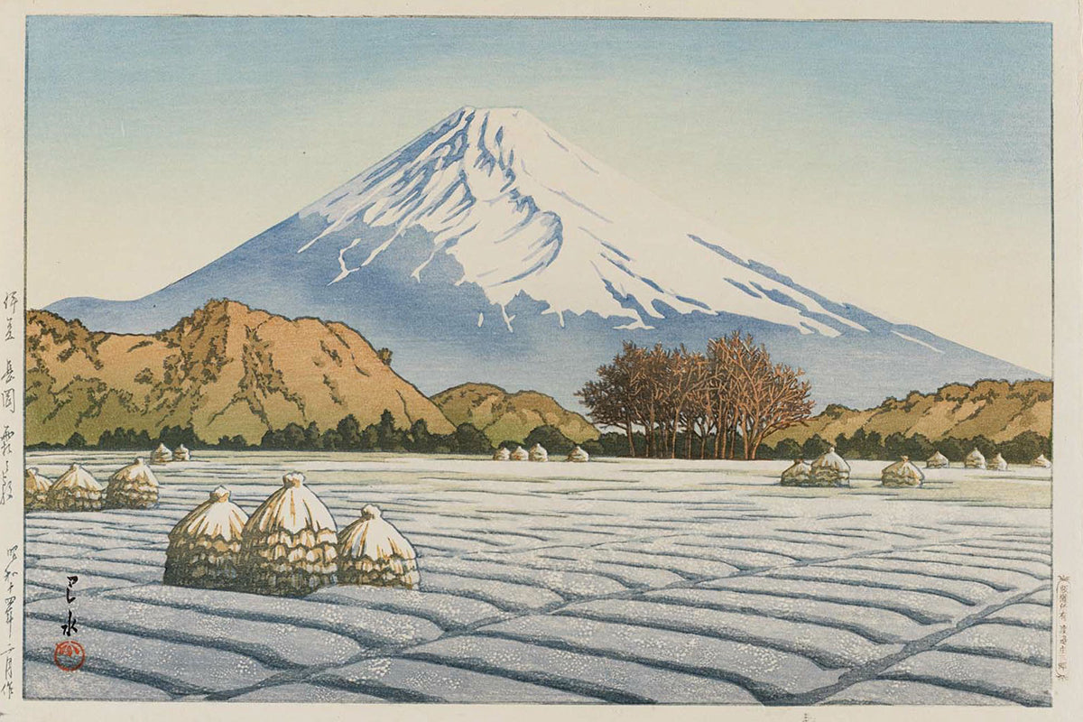 FrostyMorningInNagaoka by Kawase Hasui