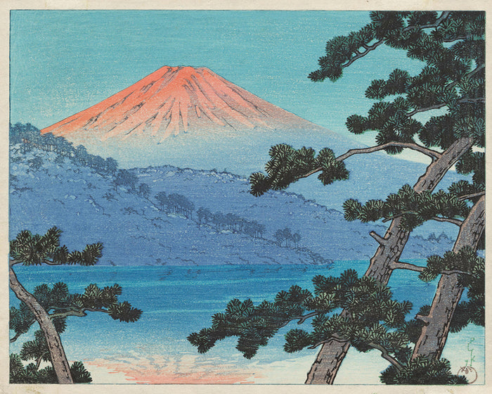 Dawn_over_Lake_Shoji by Kawase Hasui