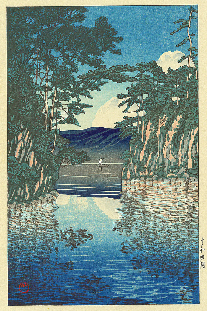 The_New_8_Best_Scenery_Of_Japan-Lake_Towada- by Kawase Hasui