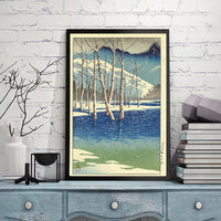 Japan-Taisho_Pond_Kamikochi_Tableland by Kawase Hasui