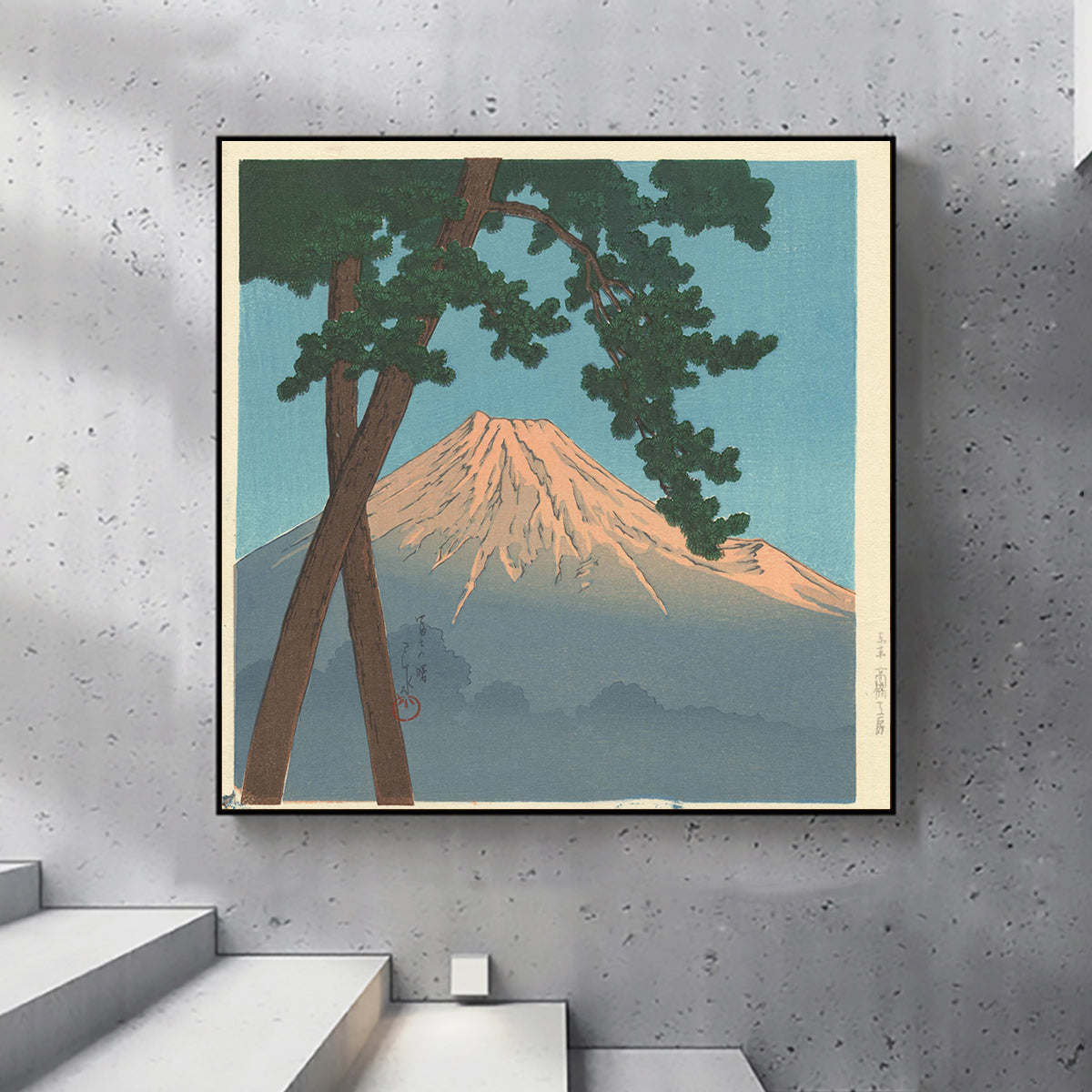 Mt Fuji at Dawnby Kawase Hasui