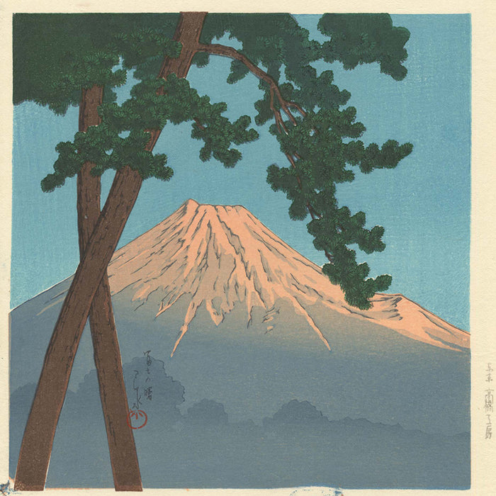 Mt Fuji at Dawnby Kawase Hasui