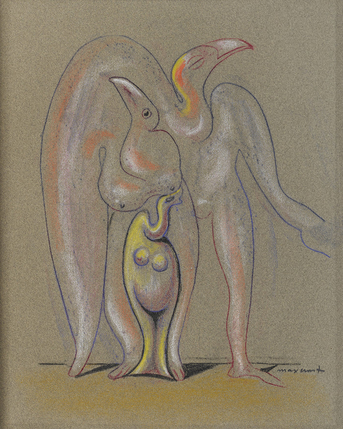 LE PEUPLE DES OISEAUX by Max Ernst