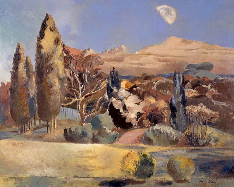 Landscape of the Moon's First Quarter by Paul Nash by Paul Nash