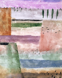 Landscape with Poplars by Paul Klee