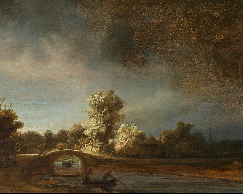 Landscape with a Stone Bridge by Rembrandt Harmenszoon van Rijn