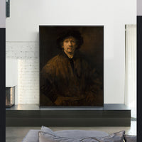 Large Self-Portrait by Rembrandt Harmenszoon van Rijn