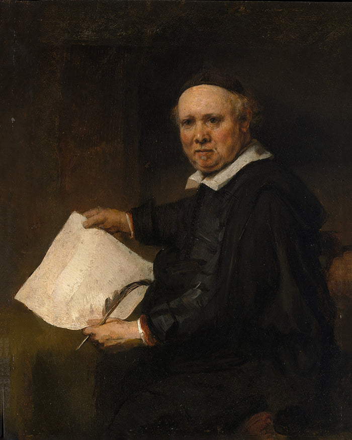 Lieven Willemsz van Coppenol by Rembrandt Harmenszoon van Rijn