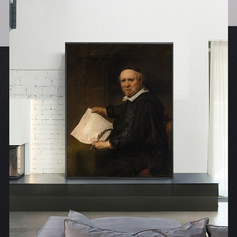 Lieven Willemsz van Coppenol by Rembrandt Harmenszoon van Rijn