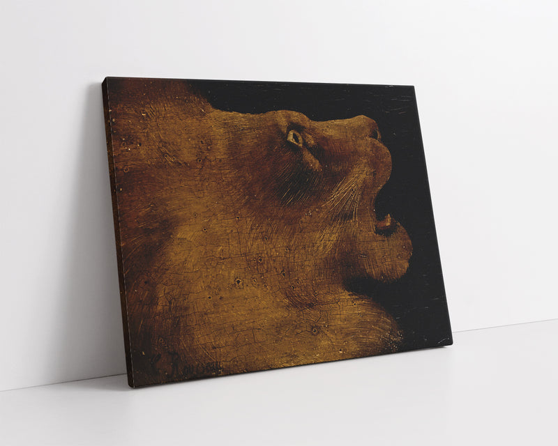 Lion's Head by Henri Rousseau