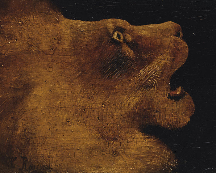 Lion's Head by Henri Rousseau